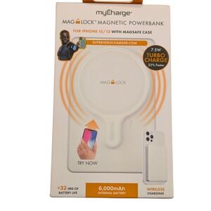 N6.N MyCharge Maglock‎ Magnetic Powerbank 6KmAh W/Magsafe For iPhones